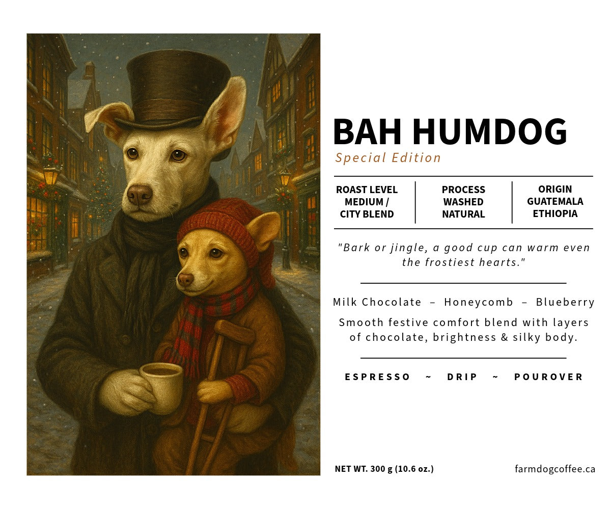 RETIRED: Bah HumDog (Special Edition) | Medium City Blend (Guatemala Washed / Ethiopia Natural)
