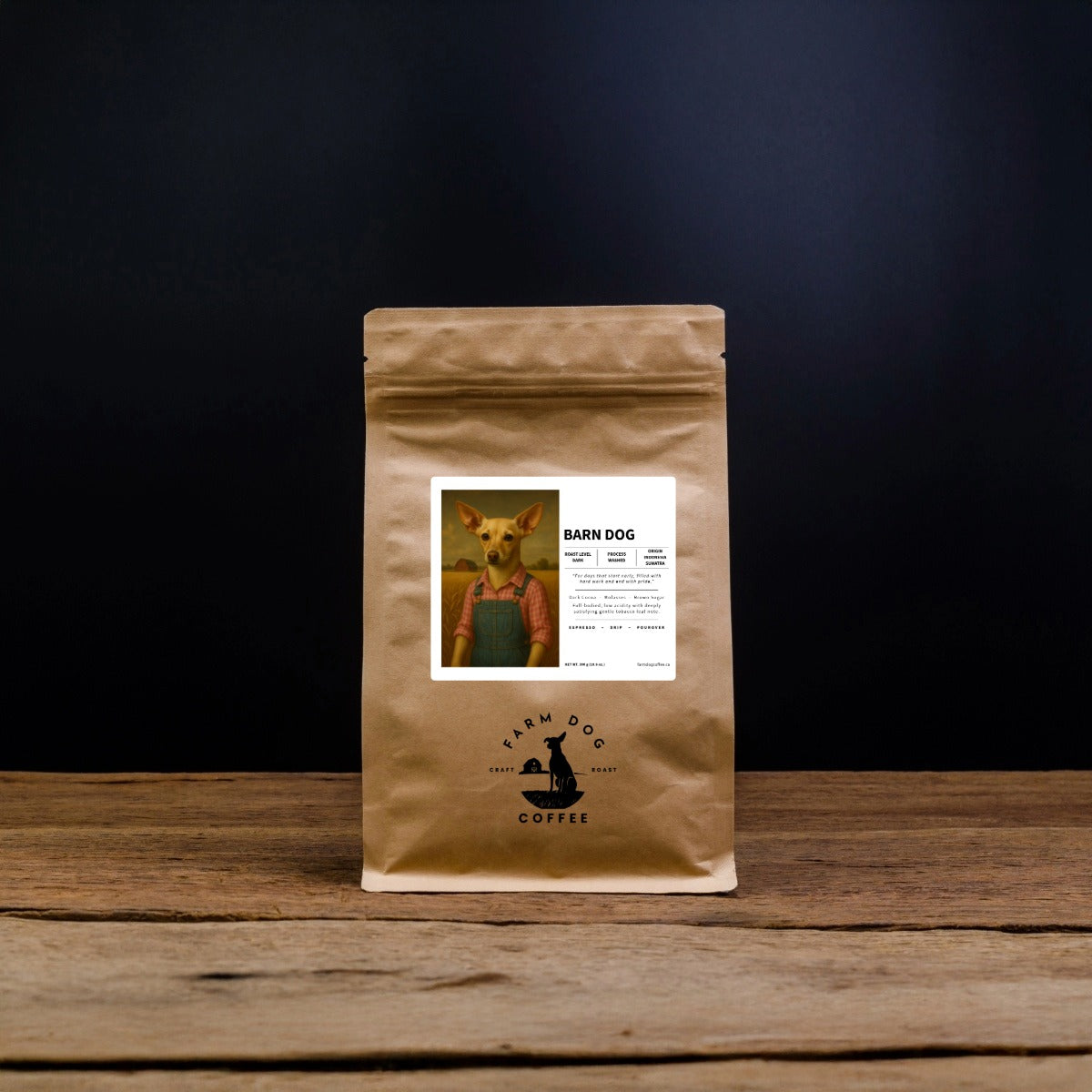 Barn Dog | Dark Roast (Indonesia Sumatra Washed)