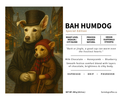 RETIRED: Bah HumDog (Special Edition) | Medium City Blend (Guatemala Washed / Ethiopia Natural)