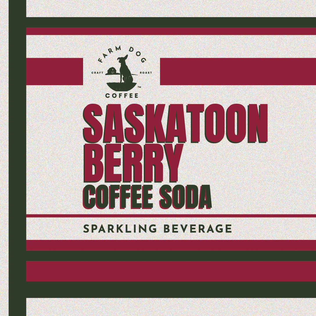 Saskatoon Berry Coffee Soda