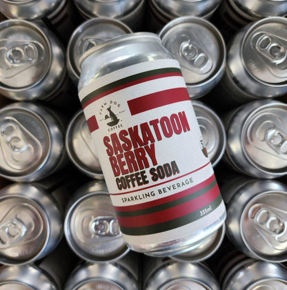 Saskatoon Berry Coffee Soda